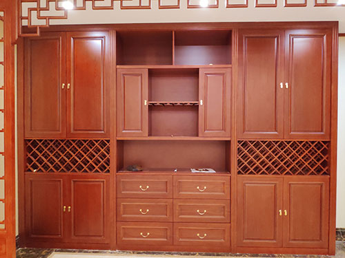 鸡西中式家居装修之中式酒柜装修效果图