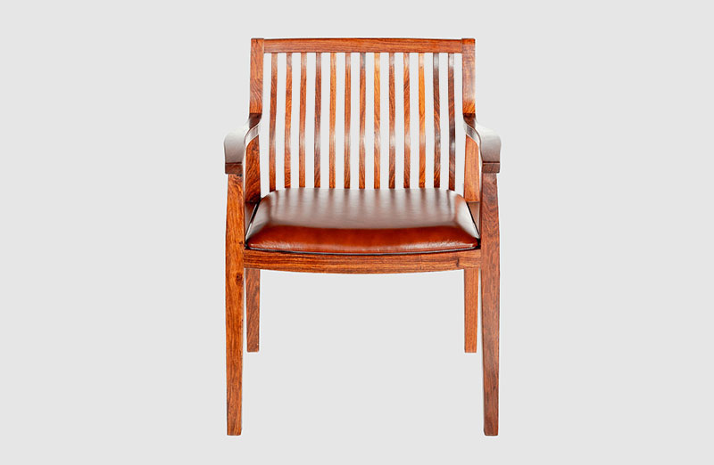 鸡西中式实木大方椅家具效果图